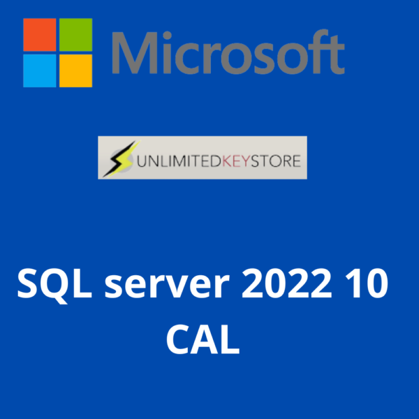 Microsoft SQL Server 2022 10 CAL