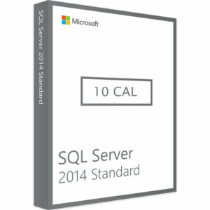 Microsoft SQL Server 2014 Standard 10 CAL