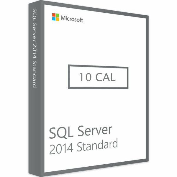 Microsoft SQL Server 2014 Standard 10 CAL
