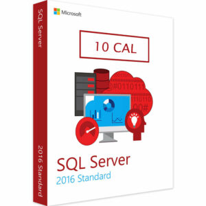 Microsoft SQL Server 2016 Standard 10 CAL