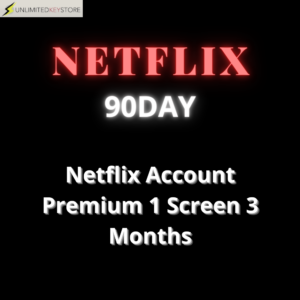Netflix Account Premium 1 Screen 3 Months